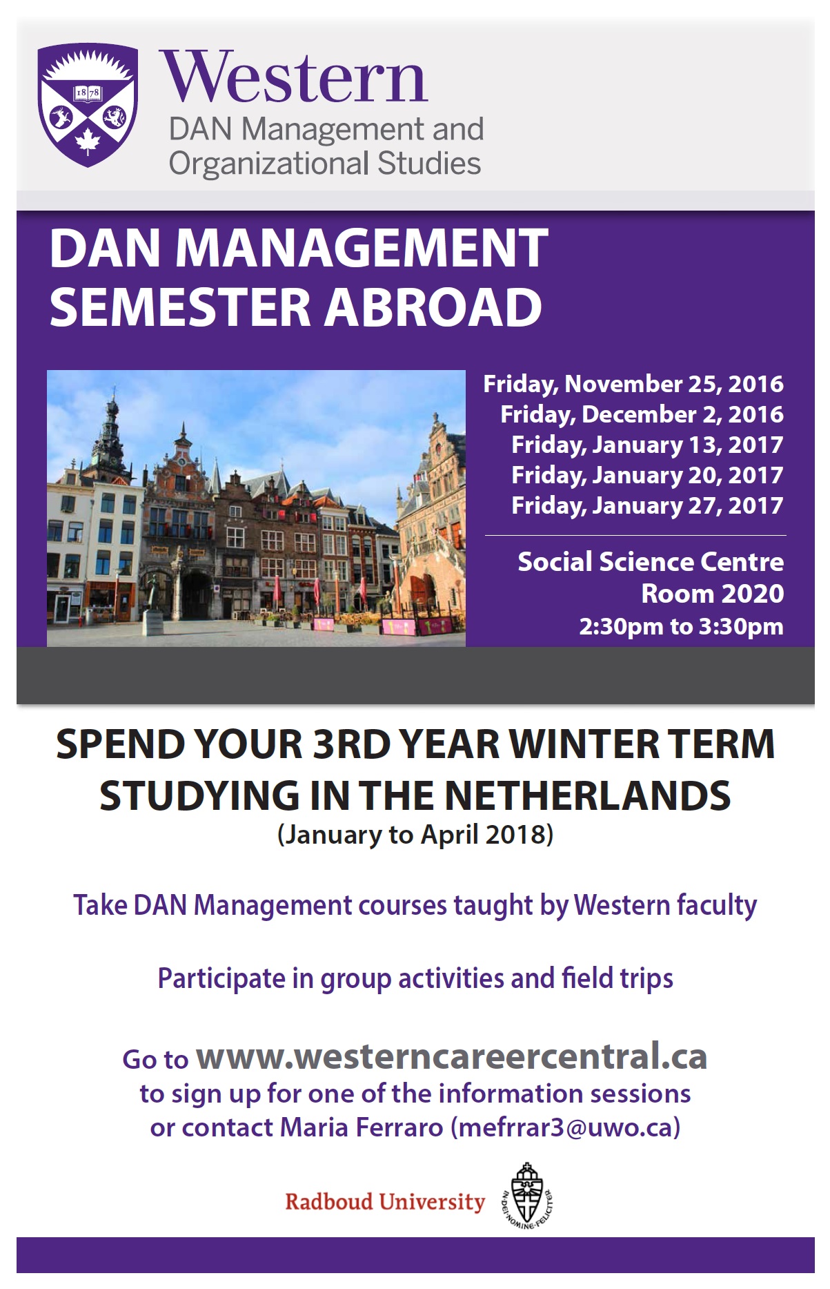 Semester Abroad Poster